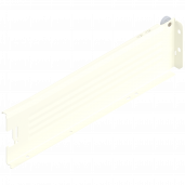METABOX боковина из стали M (86 mm), част. выдвиж., 25 кг, НД=350 мм, под шурупы, левая, R9001 кремово-белый