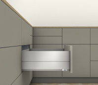 MERIVOBOX Blum  E с BOXCAP, Иддиум серый, 400 мм, 40 кг