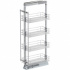 VS TAL Larder-3, H 1200-1450 мм, W 300 мм, 4 корзины Saphir Хром