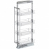 VS TAL Larder-3, H 1200-1450 мм W 300 ММ, 4 корзины, Classic Серебро (RAL 9006)