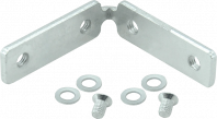 Крепежный уголок для профиля AQ Gola-X (1 уголок + 2 винта + 4 шайбы)