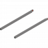 MERIVOBOX продольный релинг индиум серый, НД=450 мм, левый/правый