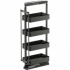 VS TAL Larder-3, H 1200-1450 мм, W 300 мм, 4 корзины, Planero Lava Grey