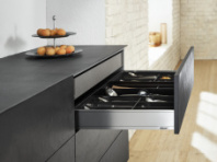 LEGRABOX pure TIP-ON BLUMOTION M - стандартный 450мм нерж., 70кг